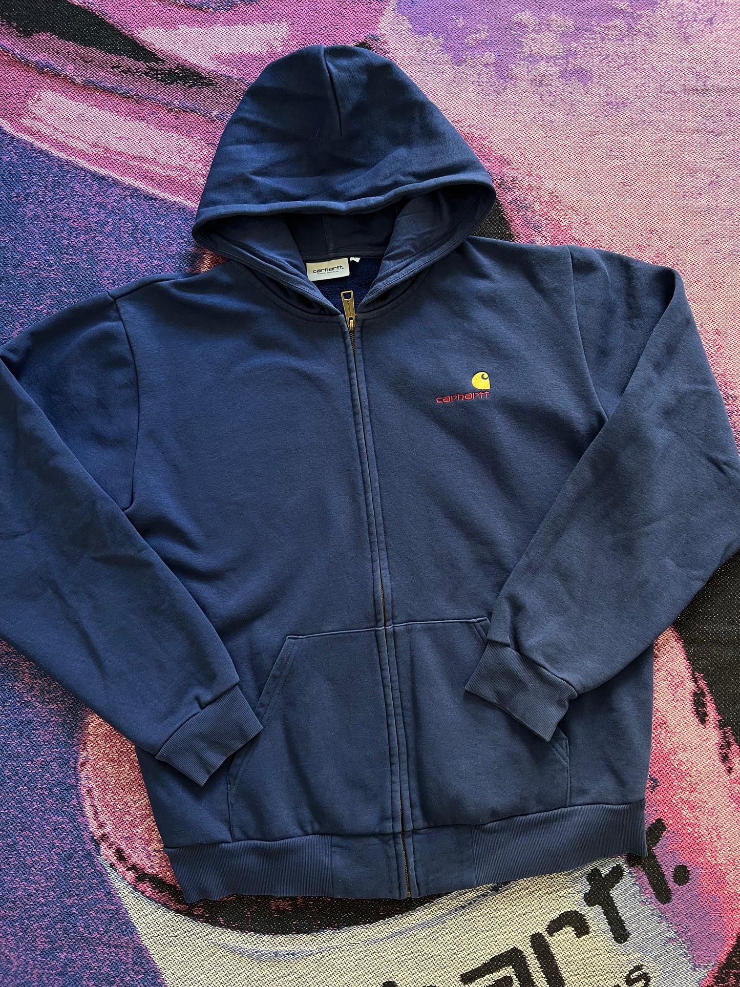 Carhartt American Script Zip Up Hoodie