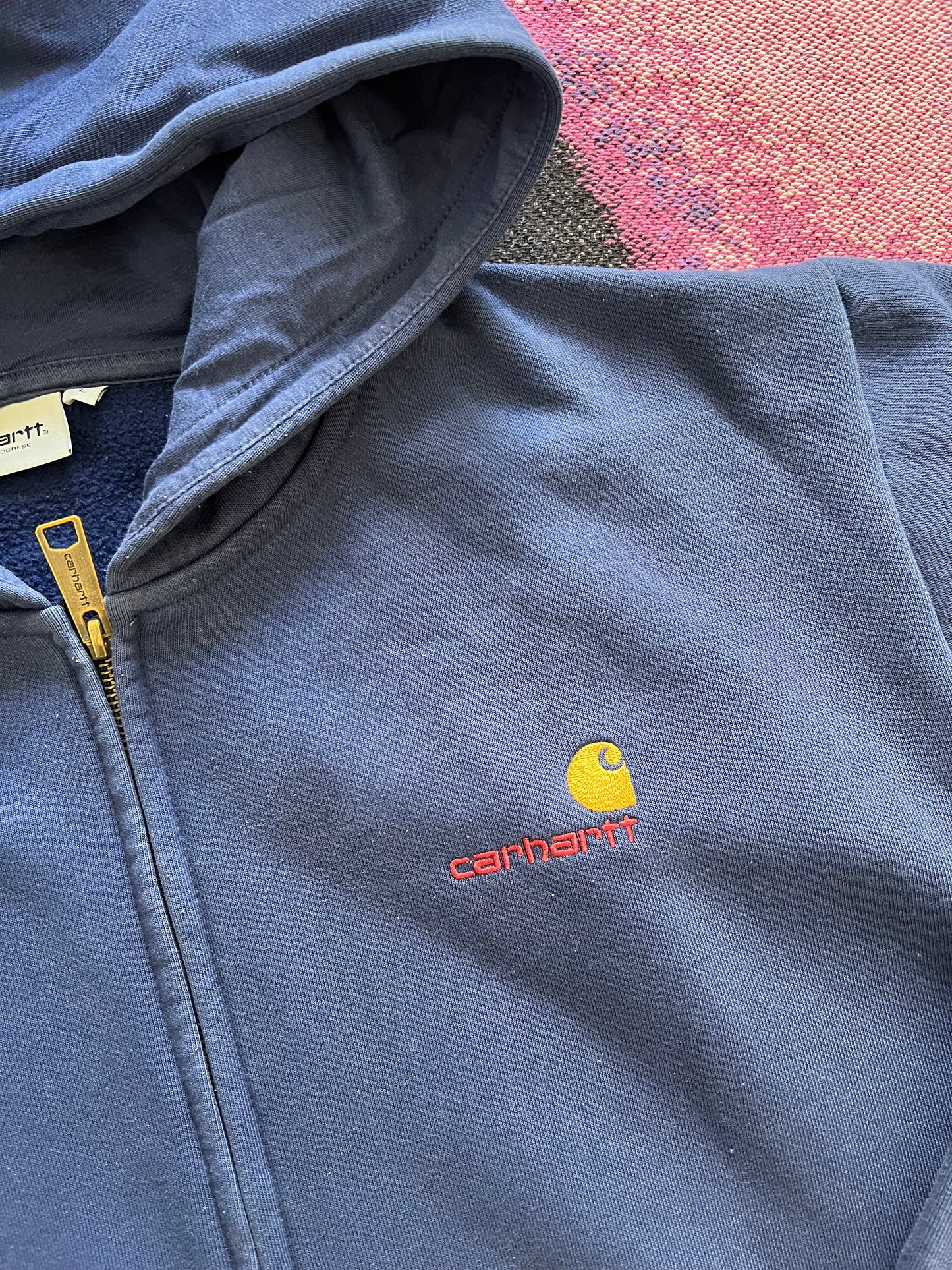 Carhartt American Script Zip Up Hoodie