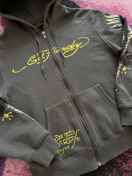 Ed Hardy Zip Up Hoodie