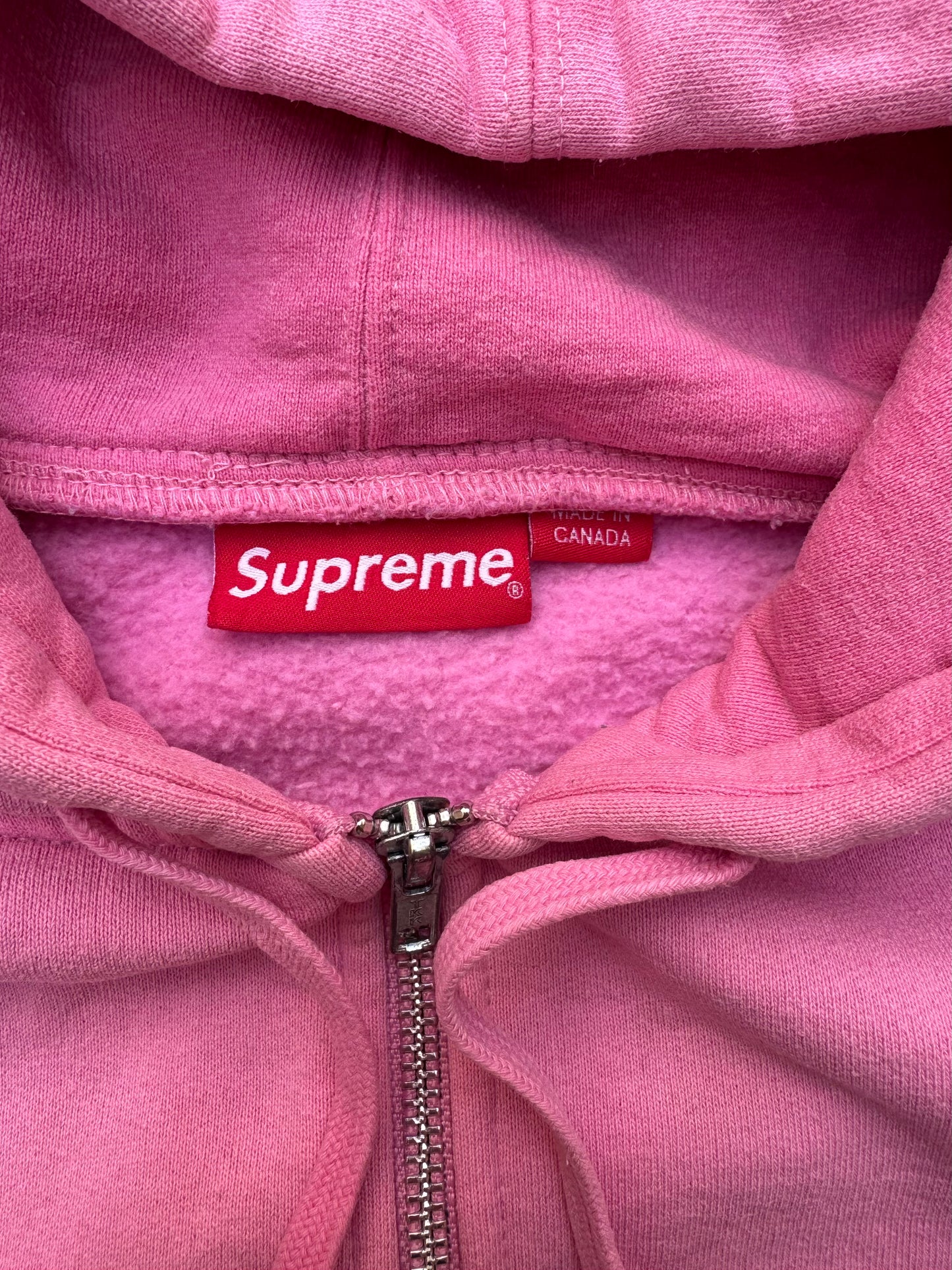 Supreme Small Box Logo Zip Up Hoodie