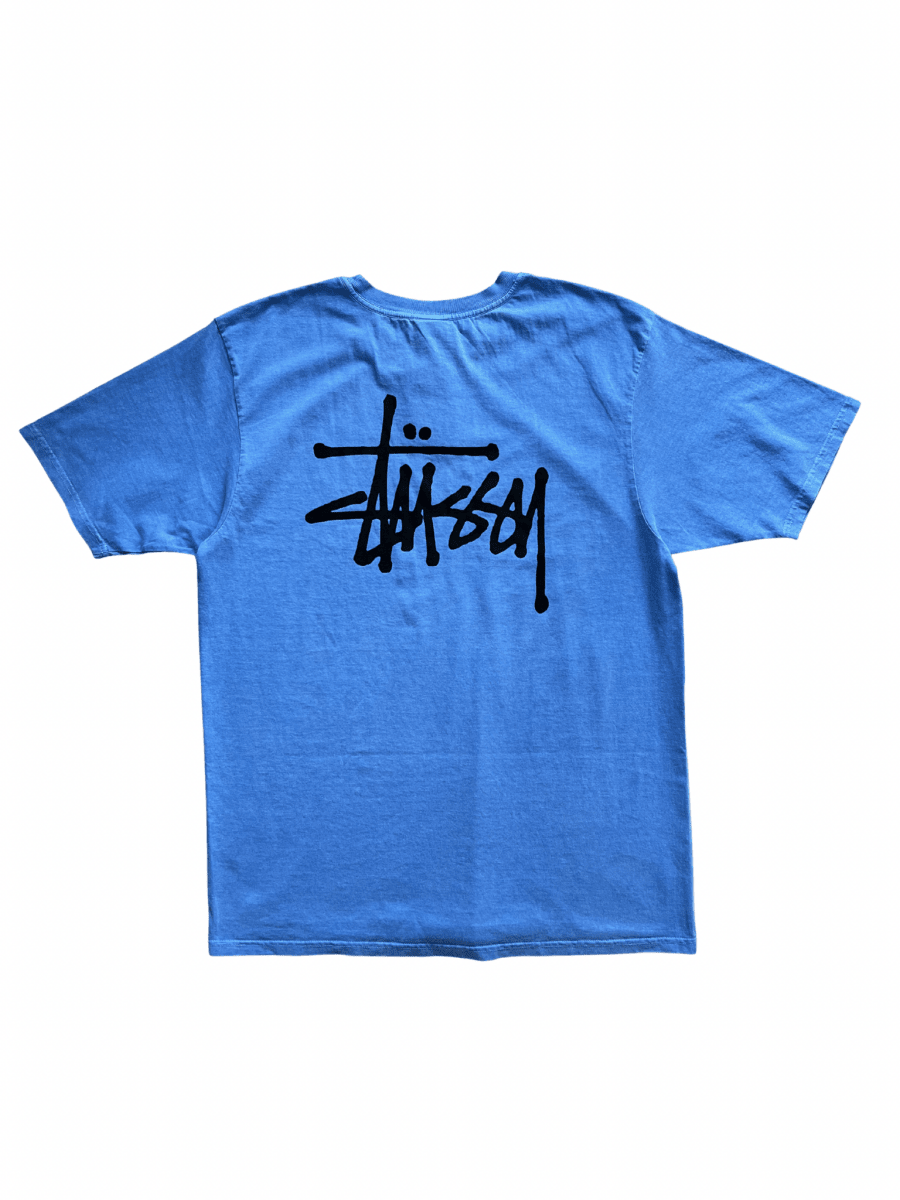 Stussy Stock T-Shirt Blue - Wyat’s Boutique
