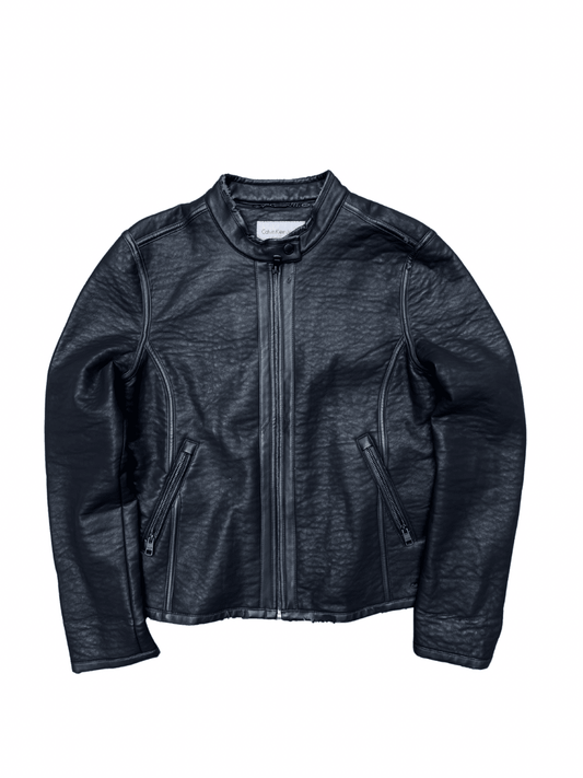 Calvin Klein Jeans Womens Leather Jacket - Wyat’s Boutique