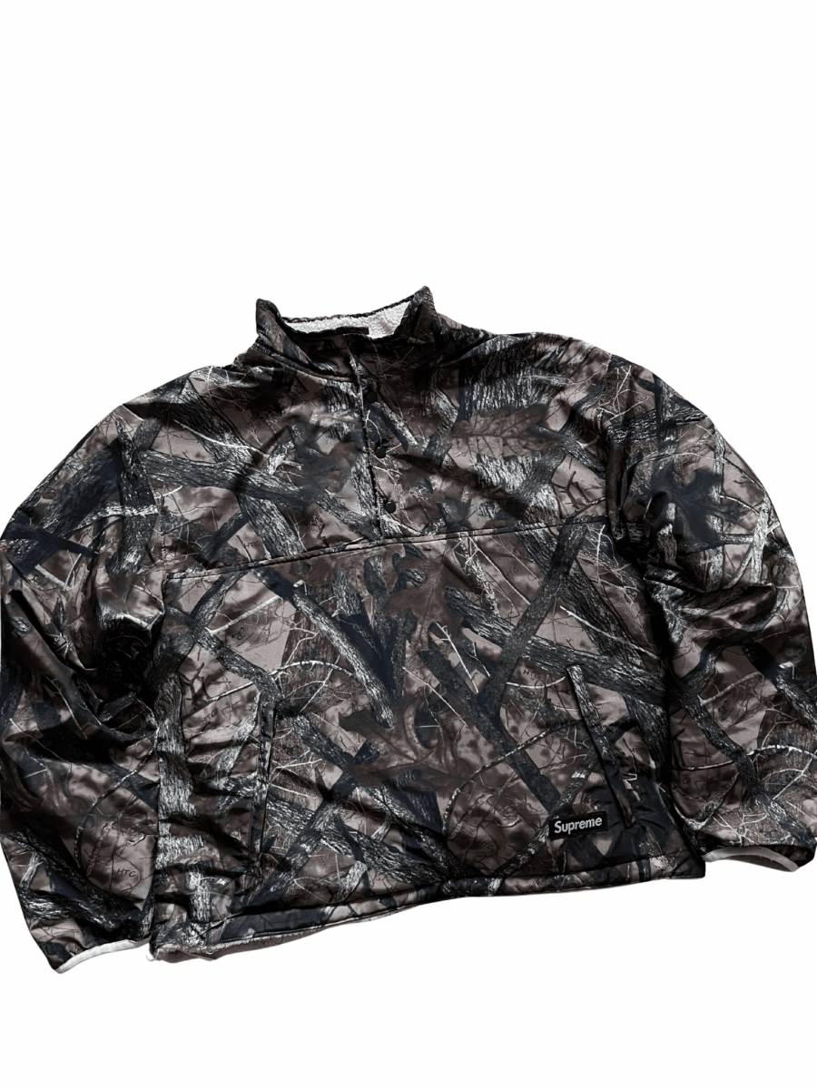 Supreme Polartec Shearling Reversible Pullover (FW24) - Wyat’s Boutique