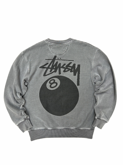 Stussy 8 Ball Dyed Crewneck