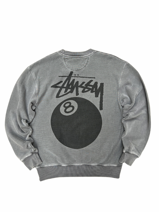 Stussy 8 Ball Dyed Crewneck