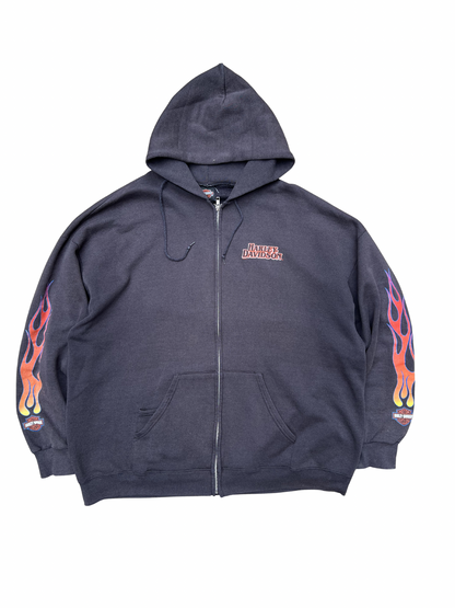Harley Davidson Vintage Zip Up Hoodie