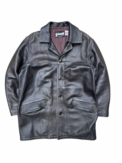 Schott NYC Leather Coat