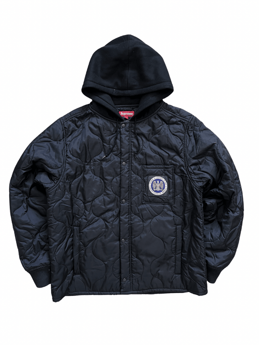 Supreme Quilted Liner Hooded Jacket - Wyat’s Boutique