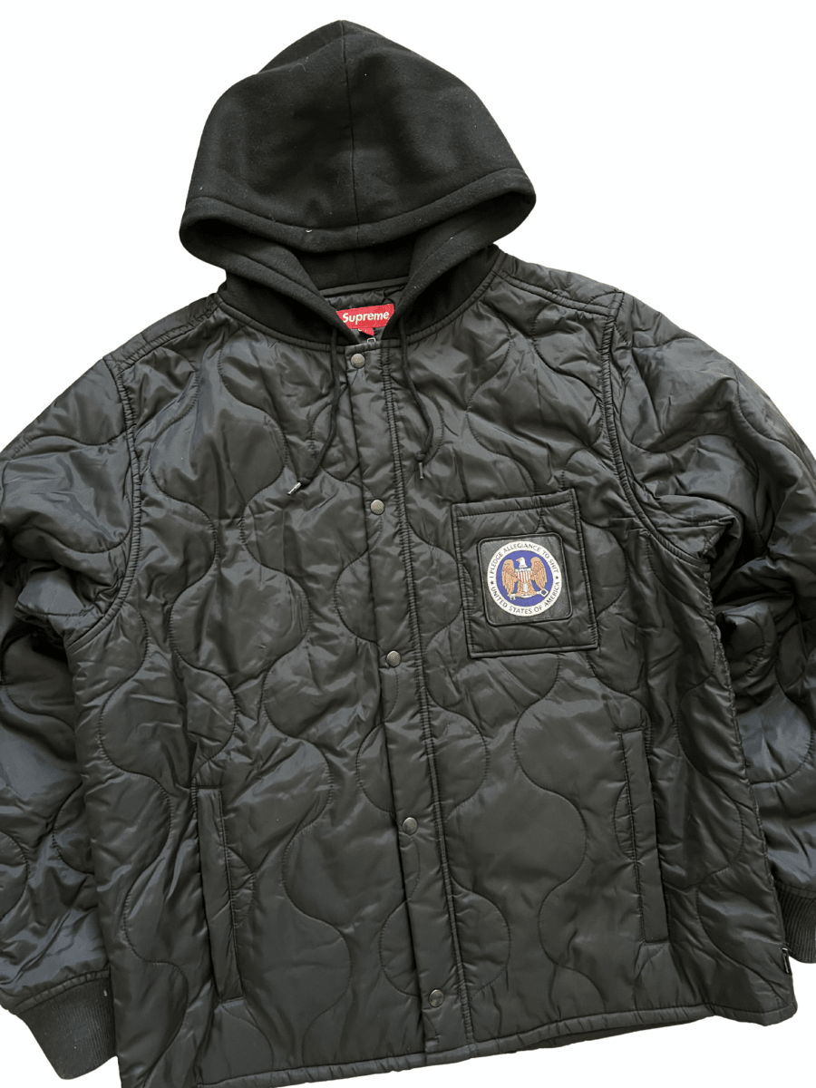 Supreme Quilted Liner Hooded Jacket - Wyat’s Boutique