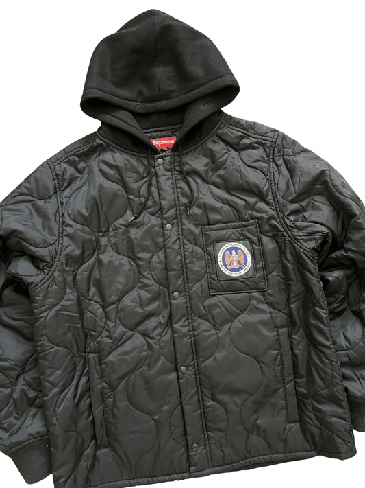 Supreme Quilted Liner Hooded Jacket - Wyat’s Boutique