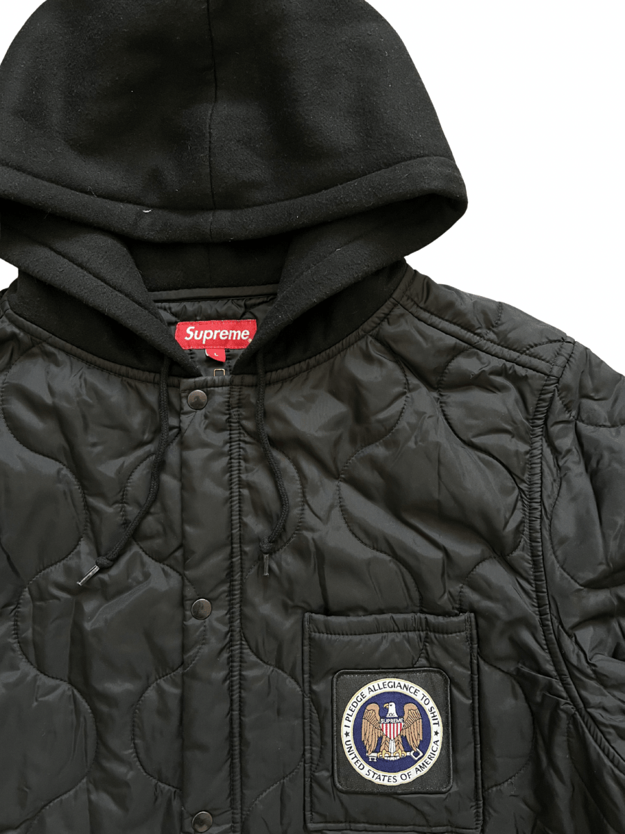 Supreme Quilted Liner Hooded Jacket - Wyat’s Boutique