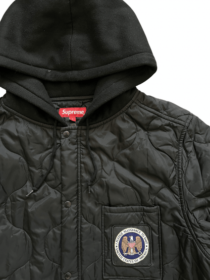 Supreme Quilted Liner Hooded Jacket - Wyat’s Boutique