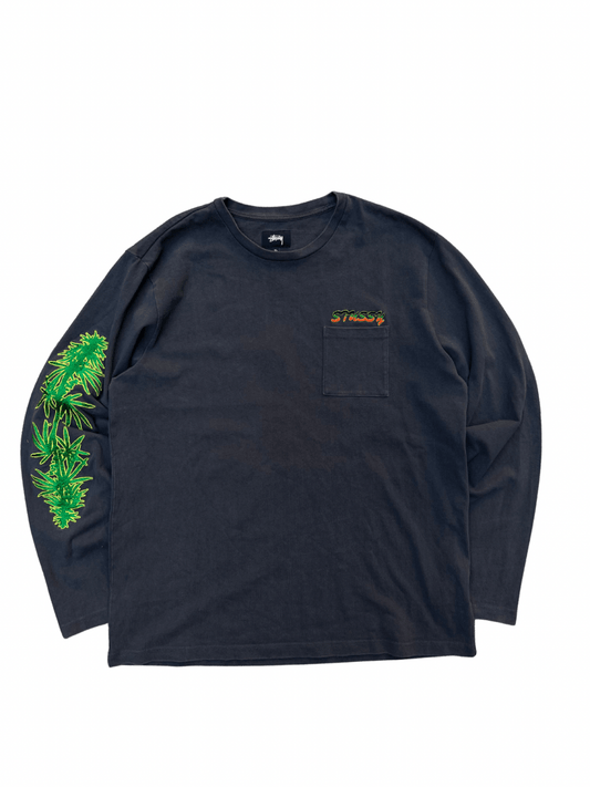 Stussy Leaves Longsleeve - Wyat’s Boutique
