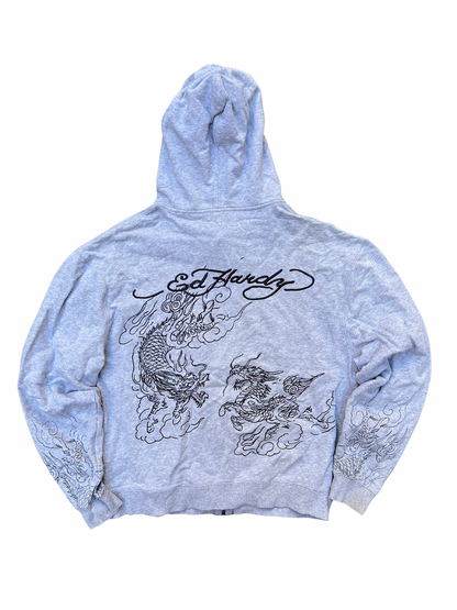 Ed Hardy Zip Up Hoodie