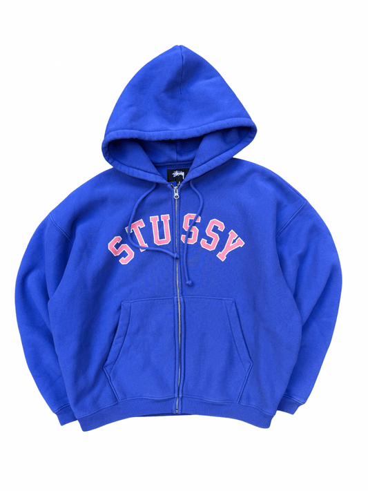 Stussy Faded Graphic Zip Hoodie - Wyat’s Boutique